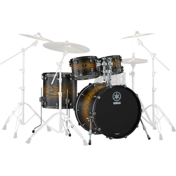 Yamaha Live Custom Hybrid Oak Jazz 4-piece shell set, Earth Sunburst