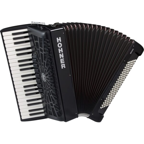 Hohner Bravo III 120 Silent Key Accordion (Black)