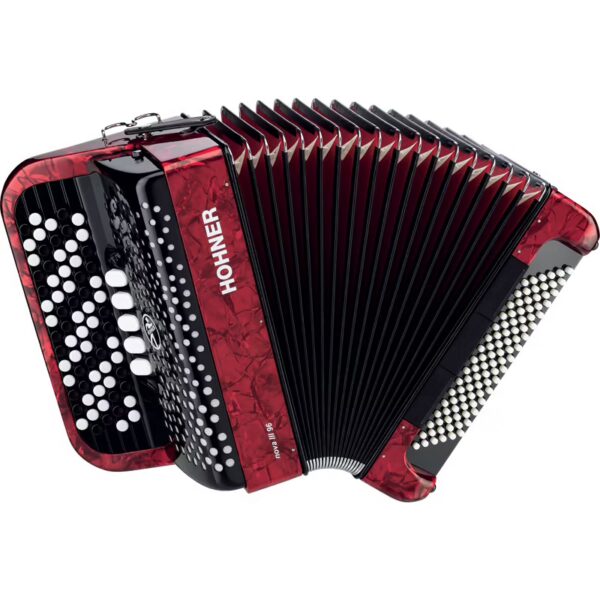 Hohner Nova III 96 B-Griff Accordion (Red)