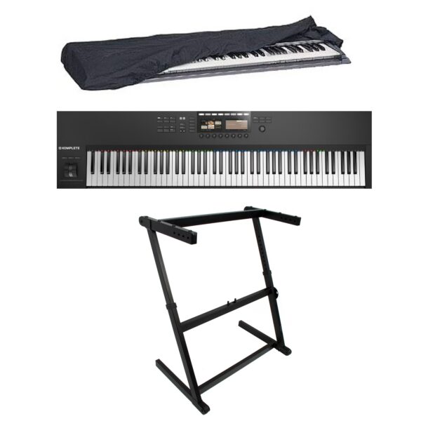 Native Instruments Komplete Kontrol S88 MK2 + Z-Stand and Cover