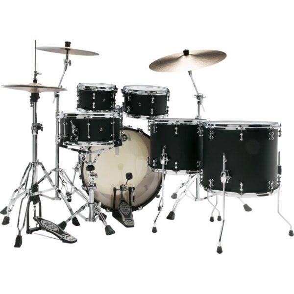 Tama LKP52HTS-FBK S.L.P. Dynamic Kapur Flat Black 5-Piece Shell Set