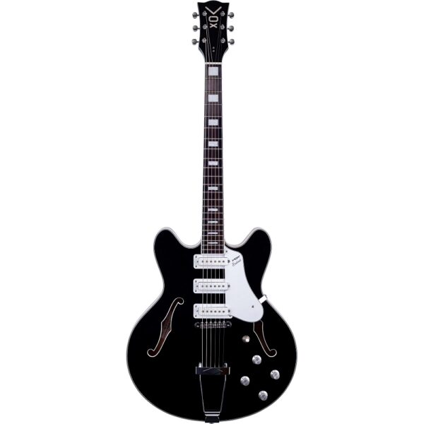 VOX Bobcat S66 Semi-Hollow-Body Guitar (Black)