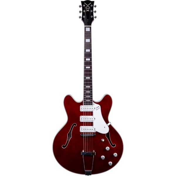VOX Bobcat S66 Semi-Hollow-Body Guitar (Cherry Wed)