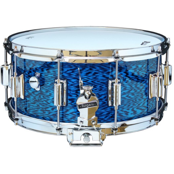 Rogers Drums USA Dyna-Sonic Beavertail Blue Onyx 14 x 6.5 inch Snare Drum