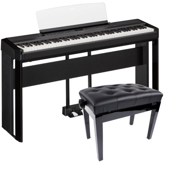 Yamaha P-515B Digital Piano Pack + Stand, Pedal Unit and Bench