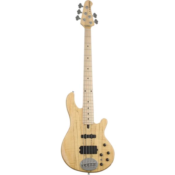 Lakland Skyline 55-02 Deluxe Natural Spalt Maple Fingerboard 5-String Bass Guitar
