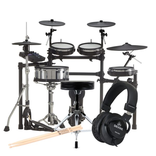 Roland TD-27KV V-Drums Hardware Bundle + Headphones