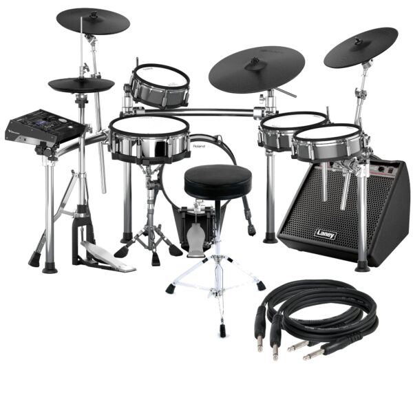 Roland TD-50KV V-Drums Complete Hardware Pack + Amplifier