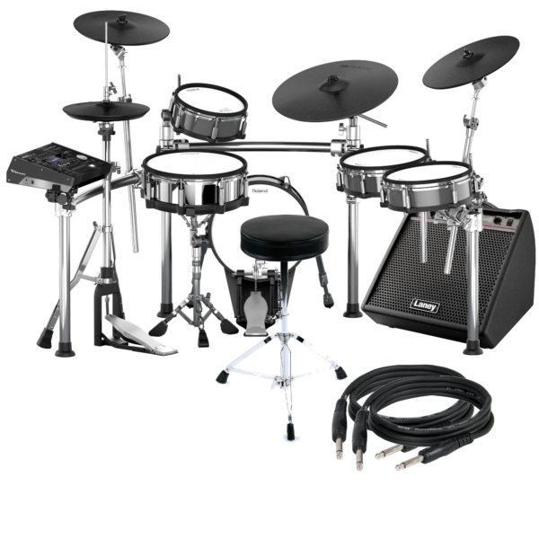 Roland TD-50KV V-Drums Complete Hardware Pack + Amplifier