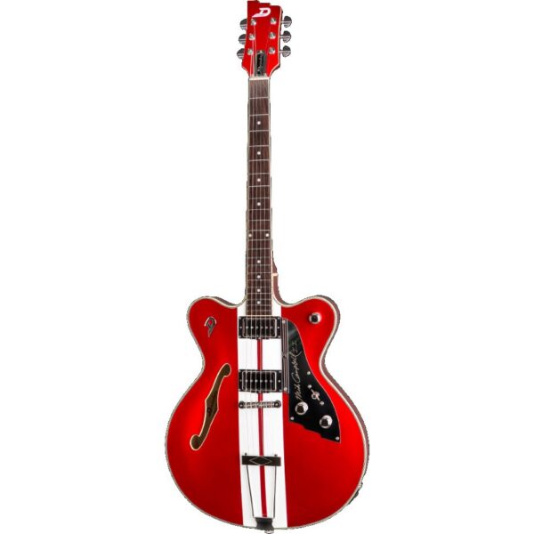 Duesenberg Alliance Mike Campbell II Red & White Electric Guitar with Case