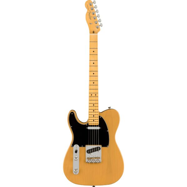 Fender American Professional II Telecaster LH MN Butterscotch Left-Handed Electric Guitar with Case