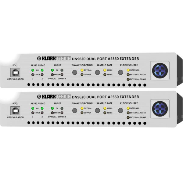 Klark Teknik DN9620 AES50 Extender & Multiplexer (Set of 2)