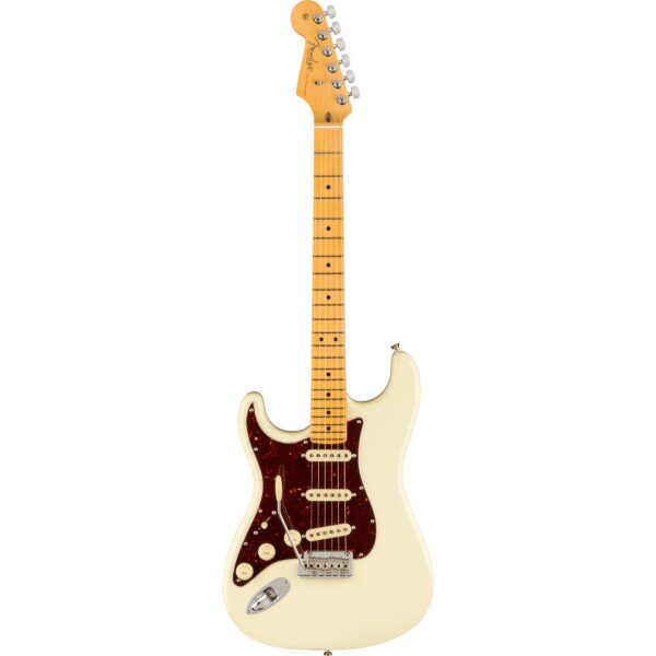 Fender American Professional II Stratocaster LH Olympic White MN Left-Handed Electric Guitar with Case
