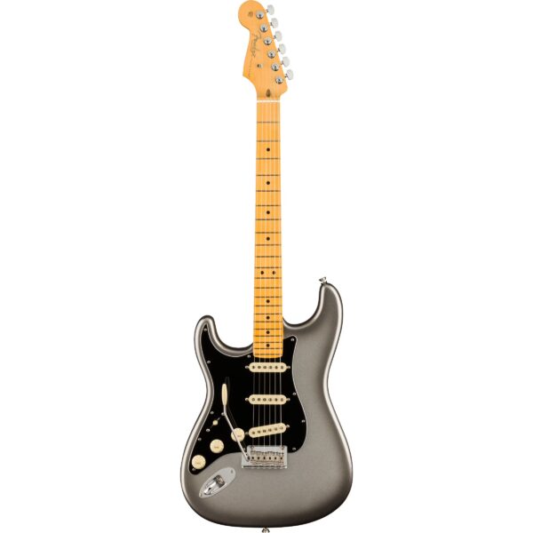 Fender American Professional II Stratocaster LH Mercury MN Left-Handed Electric Guitar with Case