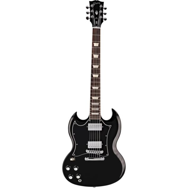 Gibson Modern Collection SG Standard LH Ebony Left-Handed Electric Guitar with Softshell Case