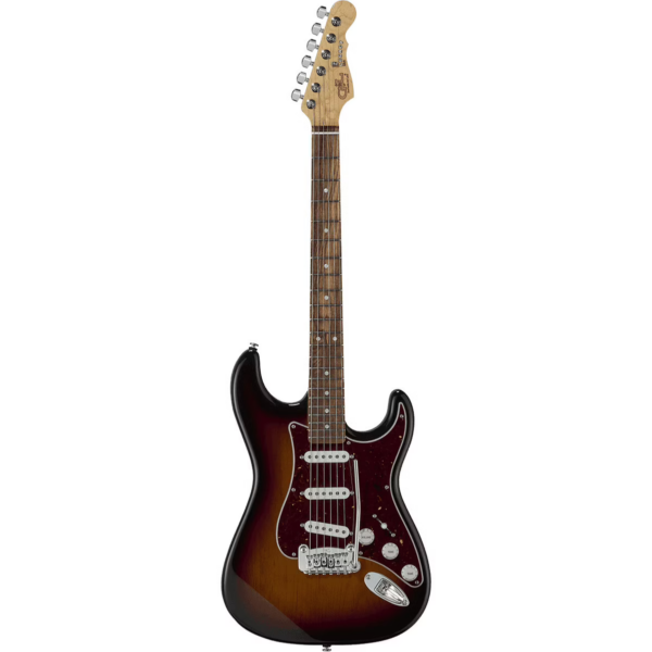 G&L Fullerton Deluxe Legacy 3-Tone Sunburst RW Electric Guitar with Deluxe Gig Bag
