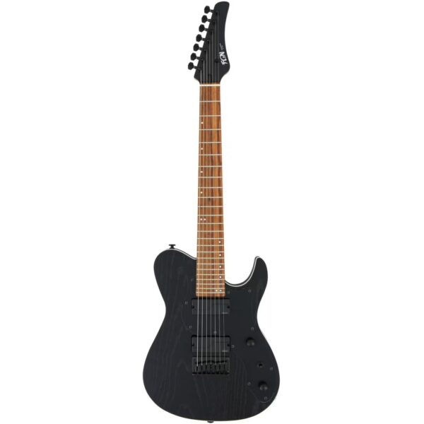 FGN Guitars J-Standard Iliad Dark Evolution 7-String Open Pore Black 7-String Electric Guitar