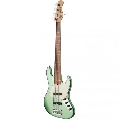 Sadowsky MetroLine 21-5 Vintage Alder Solid Sage Green Metallic Satin 5-String Electric Bass Guitar