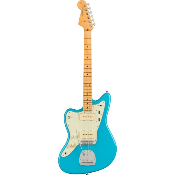 Fender American Professional II Jazzmaster LH Miami Blue MN Left-Handed Electric Guitar with Case