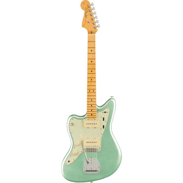 Fender American Professional II Jazzmaster LH MN Mystic Surf Green Left-Handed Electric Guitar with Case