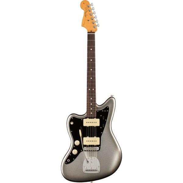 Fender American Professional II Jazzmaster LH Mercury RW Left-Handed Electric Guitar with Case