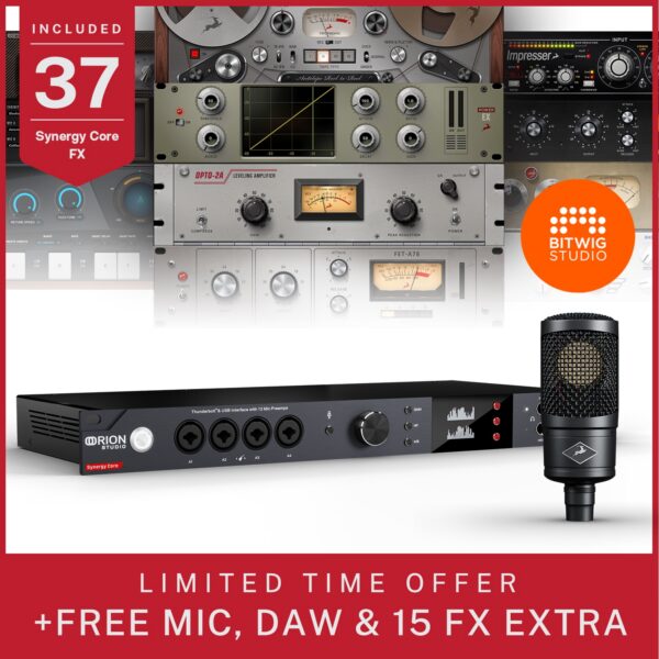 Antelope Audio Orion Studio Synergy Core PROMO Bundle w. Free Edge Solo