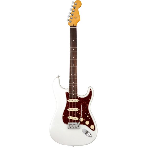 Fender American Ultra Stratocaster Arctic Pearl RW with Case