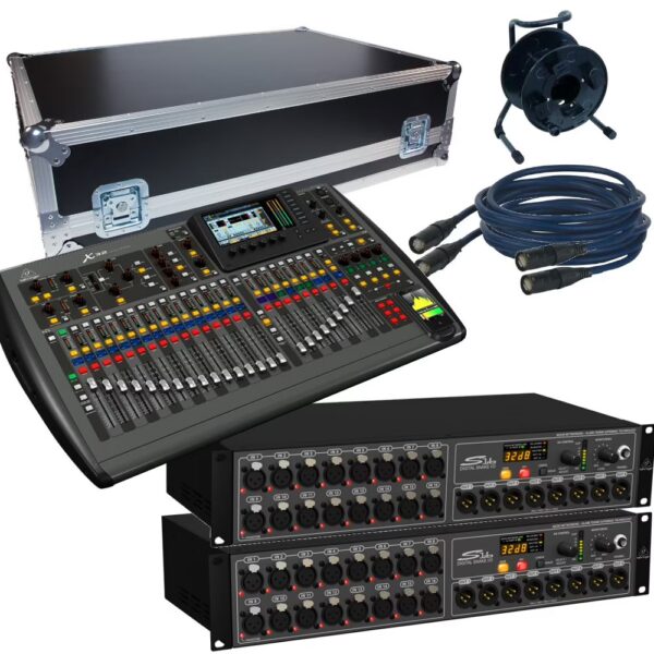 Behringer X32 bundle with 2x S16 snake + case + cables