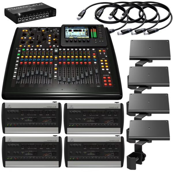 Behringer X32 compact bundle with 4x Powerplay P16 monitor systems