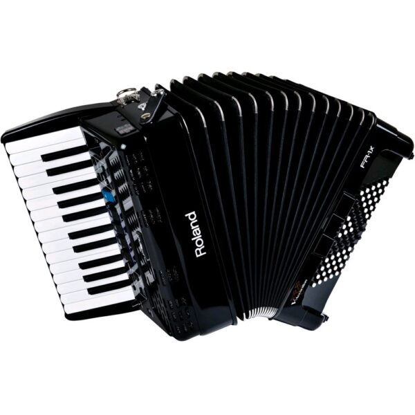 Roland FR-1X BK V-Accordion with Piano Keyboard (Black)